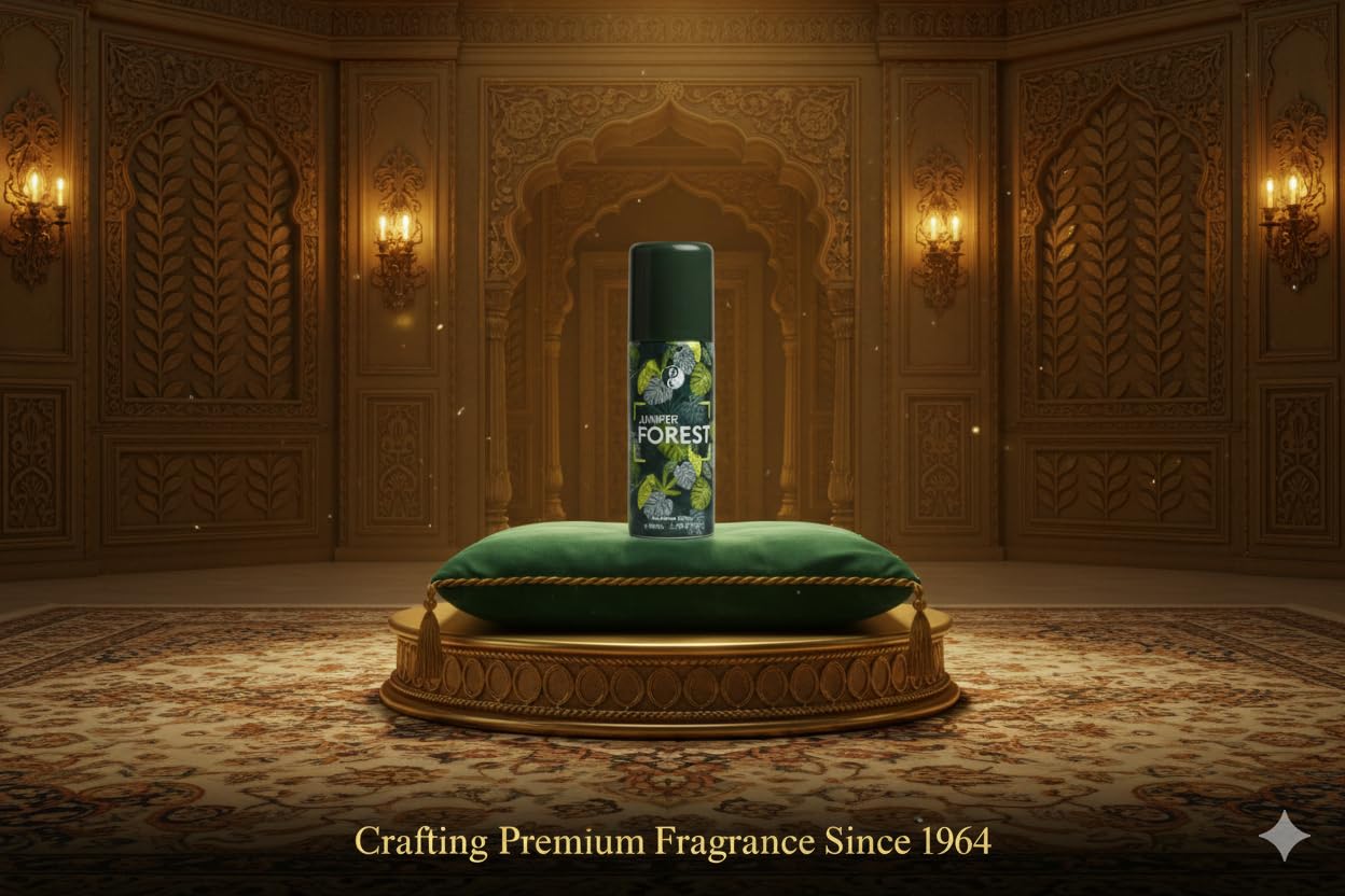 Dhoop Chaon & Co. Juniper Forest Air Freshener Spray | Premium 40 ml Mist | Pack of 2