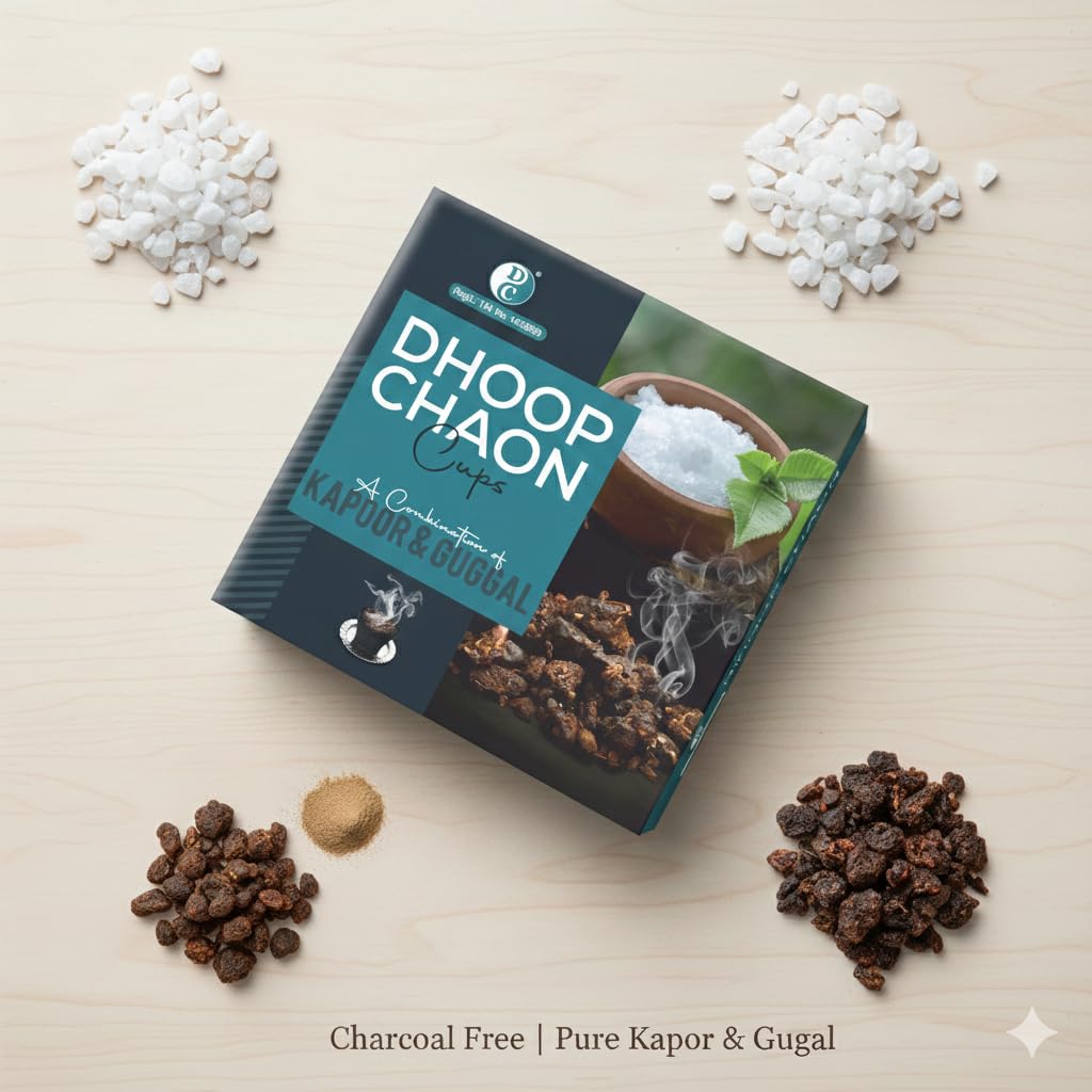 Kapoor gugal cups Premium Kapoor Gugal Sambrani Cup Dhoop 12 Sambrani Cups in 1 Pack