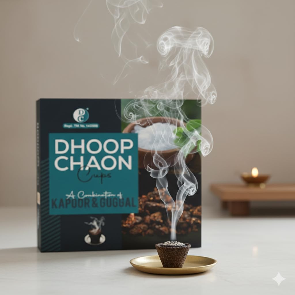 Kapoor gugal cups Premium Kapoor Gugal Sambrani Cup Dhoop 12 Sambrani Cups in 1 Pack