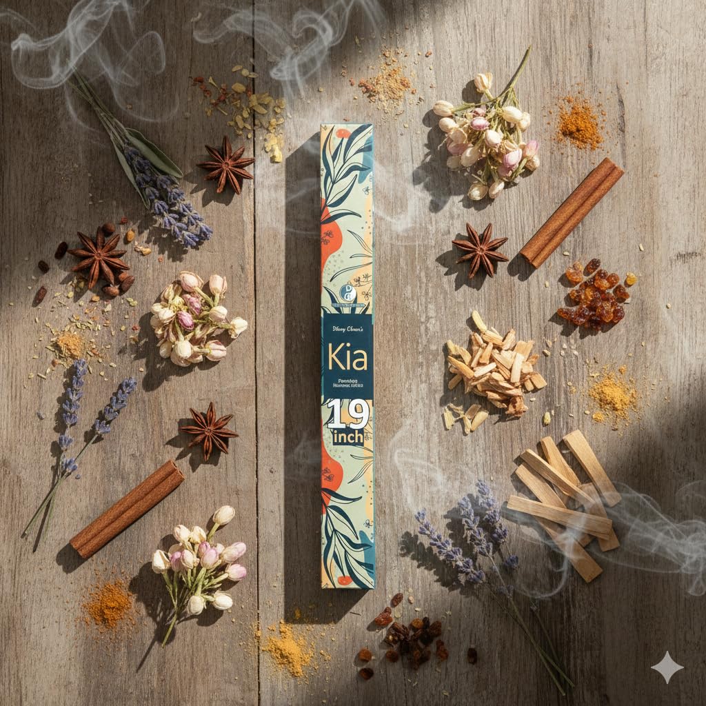 19" Kia Premium 19" Long Incense Sticks 10 Sticks Pack