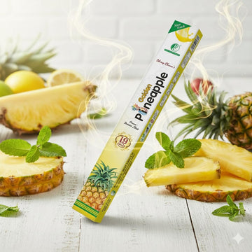 19" Golden Pineapple Premium 19" Long Incense Sticks 10 Sticks Pack
