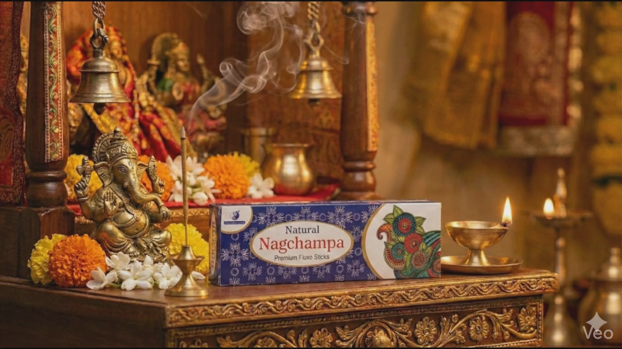Natural Nag Champa Premium Fluxo Incense Sticks