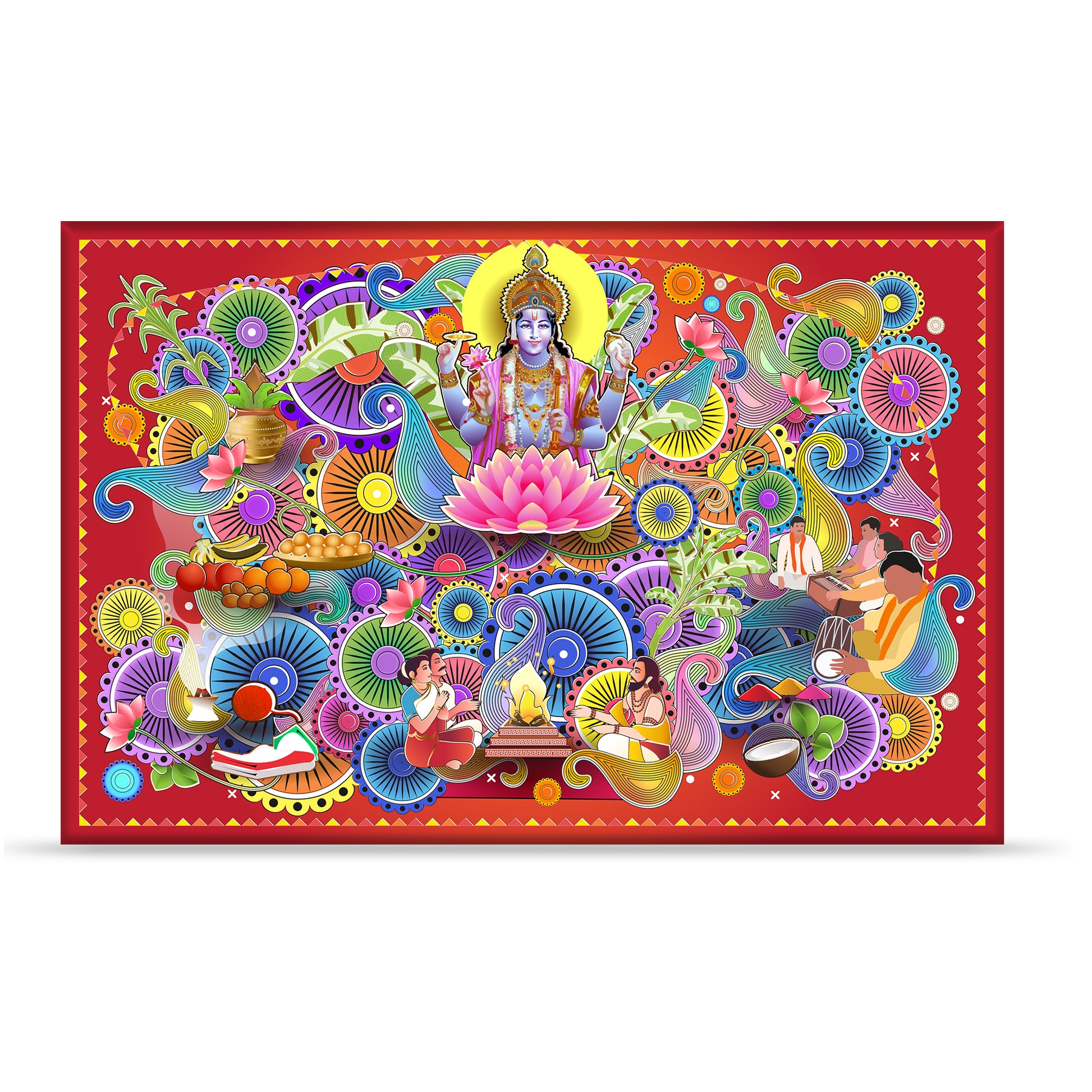 Shree Satyanarayan  Premium Complete Puja Samagri Kit Pack of 1
