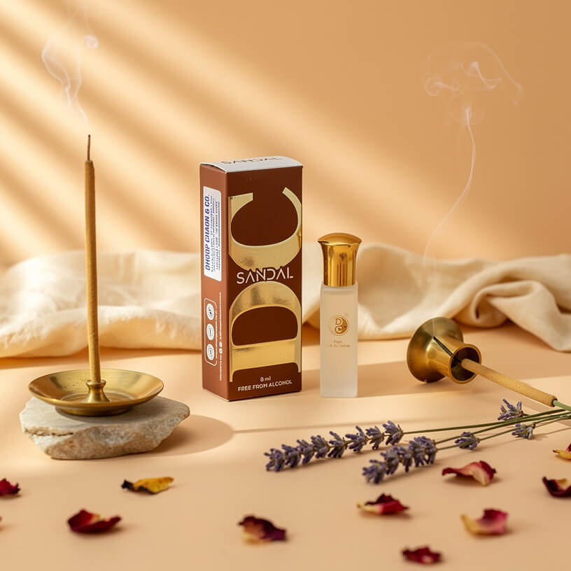 DC Sandal  Premium Attar for Long Lasting Fragrance 8ML