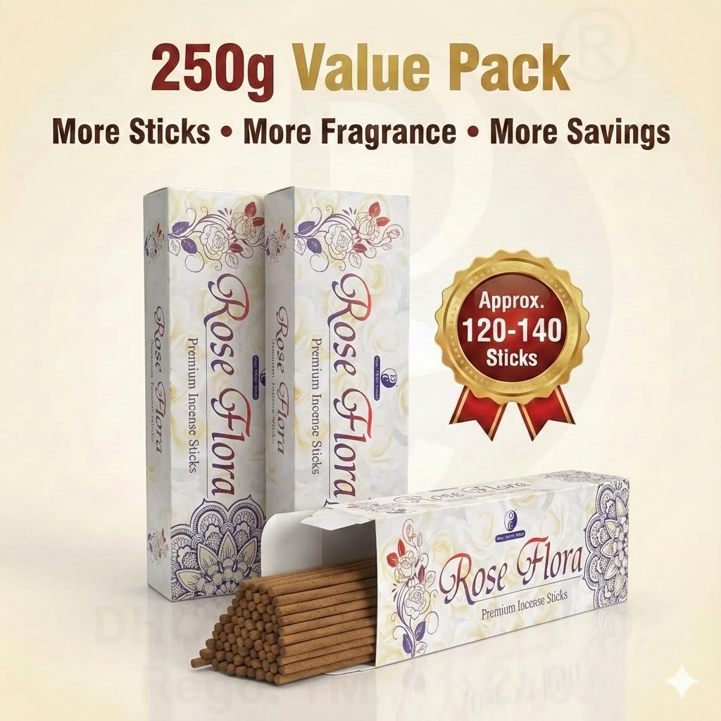 ROSE FLORA PREMIUM MASALA INCENSE STICK