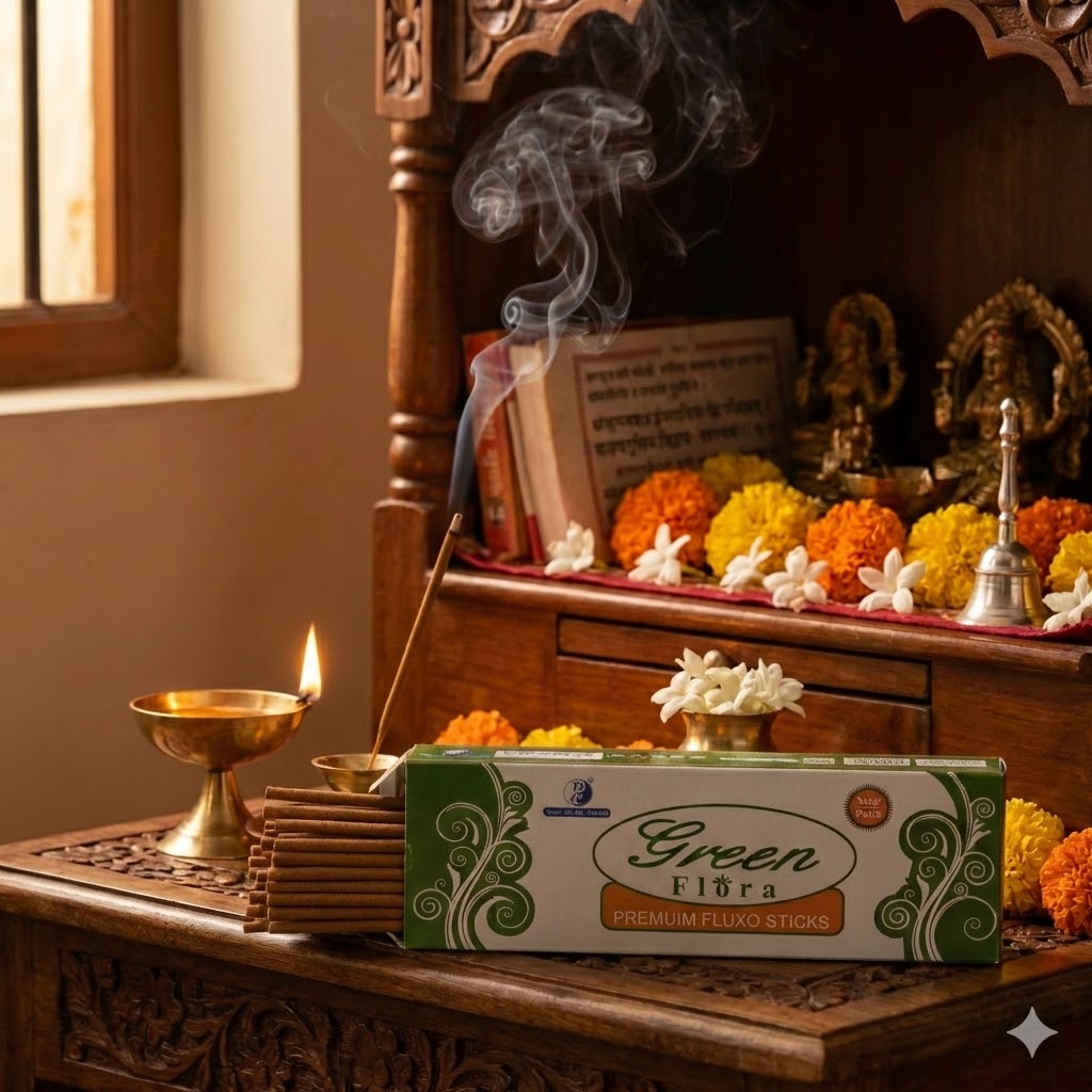 Green Flora Masala Incense Sticks