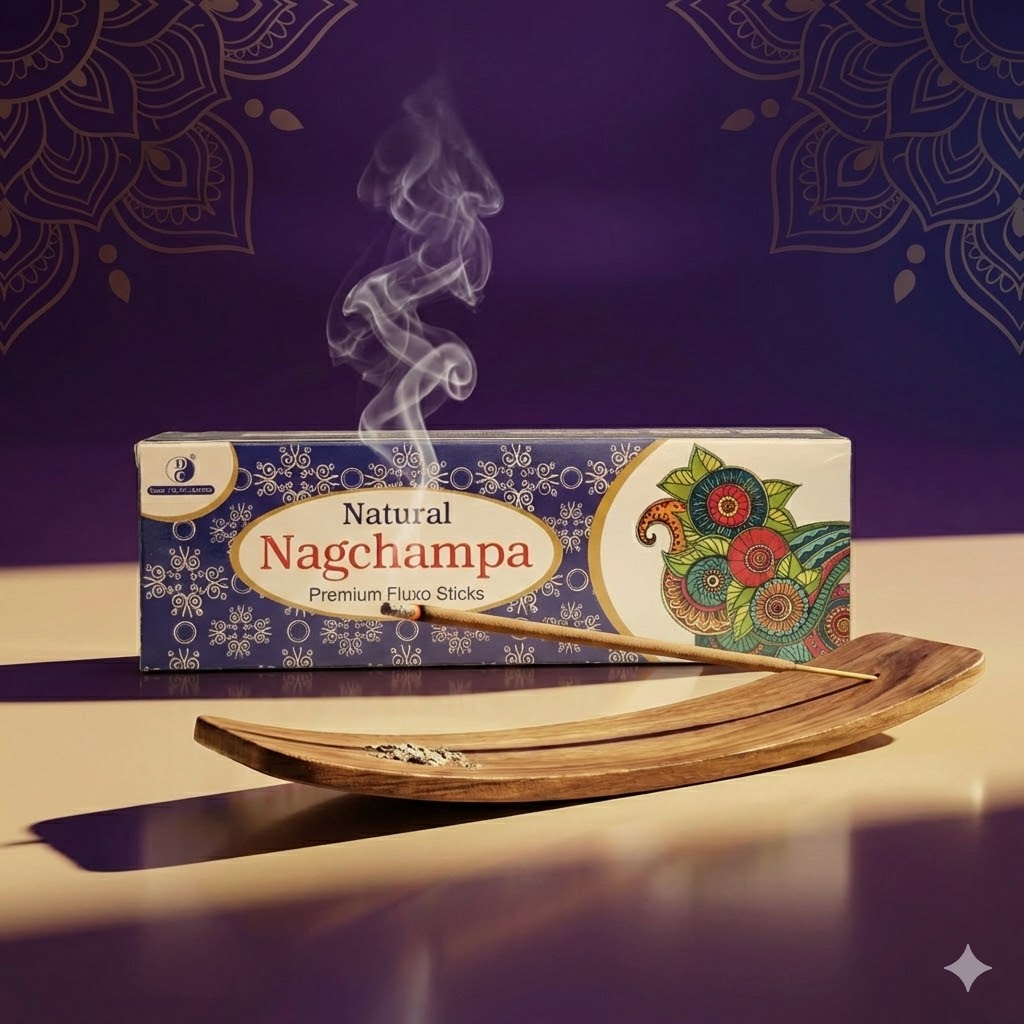 Natural Nag Champa Premium Fluxo Incense Sticks
